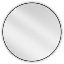 Mexen Loft kulaté koupelnové zrcadlo 80 cm, černý rám - 9850-080-080-000-70