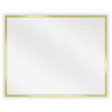 Mexen Loft obdélníkové koupelnové zrcadlo 50 x 40 cm, zlatý rám - 9852-050-040-000-50