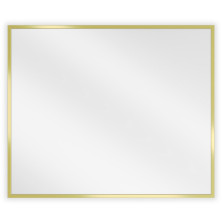Mexen Loft obdélníkové koupelnové zrcadlo 60 x 50 cm, zlatý rám - 9852-060-050-000-50