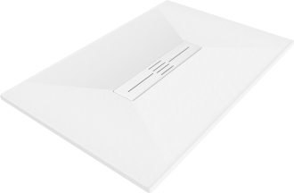 Mexen Toro obdélníková sprchová vanička SMC 130 x 80 cm, bílá, bílý kryt - 43108013-W