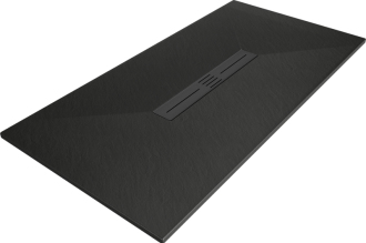 Mexen Toro obdélníková sprchová vanička SMC 200 x 90 cm, černá, černý kryt - 43709020-B