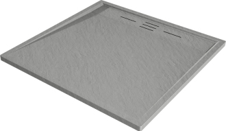 Mexen Amon čtvercová sprchová vanička SMC 90 x 90 cm, šedá - 4F619090