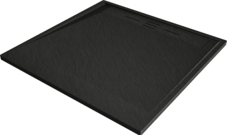 Mexen Amon čtvercová sprchová vanička SMC 100 x 100 cm, černá - 4F701010