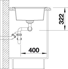 Blanco LEXA 8 dřez vestavný aluminium granit 524 962