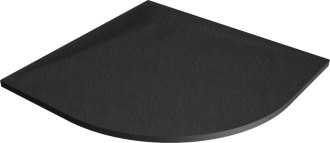 Mexen Bert půlkruhová sprchová vanička SMC 80 x 80 cm, černá - 4KR708080