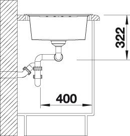Blanco LEXA 8 S dřez vestavný aluminium granit 524 982