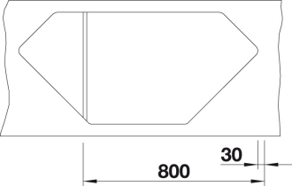 Blanco LEXA 9 E dřez vestavný bílá granit 524 994