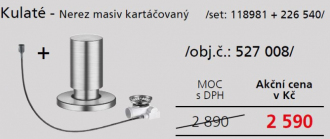 Blanco Táhlo nerez masiv kartáčovaný s bowdenovým lankem    527008 příslušenství