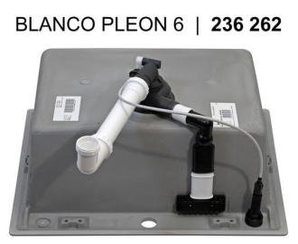 Blanco PLEON 6 dřez vestavný šedá skála granit 523 687