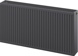 Ocelové otopné těleso Mexen CV33 600x2800, spod. přip., 6537 W, antracit W633-060-280-66