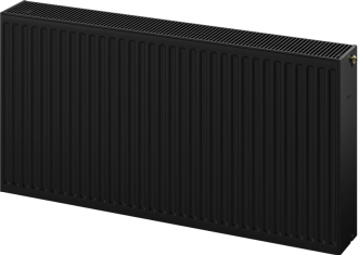 Ocelový radiátor Mexen CC33 600x900, spod. střed. připoj., 2101 W, černý W6C33-060-090-70
