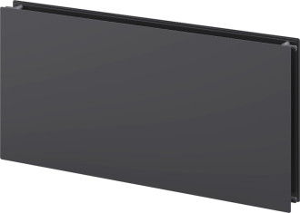 Mexen CHF20 radiátor 500x2000, boč. přip., 1725 W, antracit W420HF-050-200-66