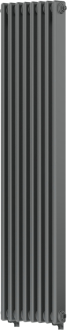 Dekorativní radiátor Mexen Denver 1600 x 378 mm, 1487 W, antracit - W215-1600-378-00-66