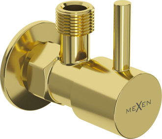 Mexen R1 rohový ventil pro baterii 1/2"x3/8", zlatý - 79970-50