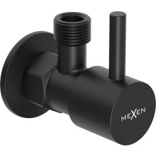 Mexen R1 rohový ventil pro baterii 1/2"x3/8", černý - 79970-70