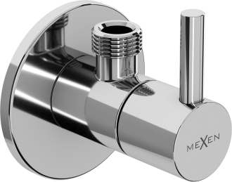 Mexen R2 rohový ventil pro baterii 1/2"x3/8", chrom - 79972-00