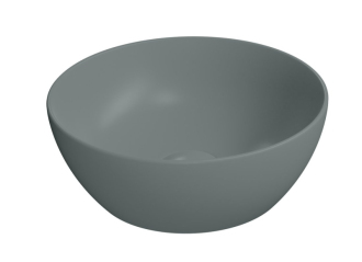 PURA keramické umývátko na desku, průměr 32cm, agave mat 885404