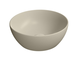 PURA keramické umývátko na desku, průměr 32cm, creta mat 885408