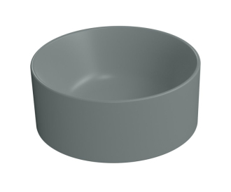KUBE X keramické umývátko na desku, průměr 32cm, agave mat 943504