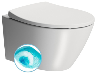 MODO závěsná WC mísa, Swirlflush, 37x52cm, bílá dual-mat 981609
