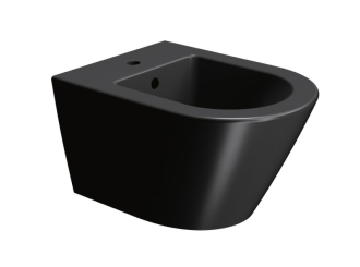 KUBE X bidet závěsný 36x50cm, černá mat 9464126
