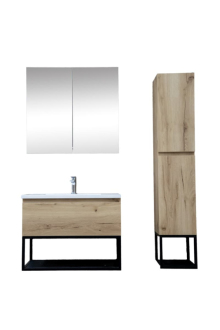 Koupelnová sestava B-Way 80 cm dub KSETBWAY6