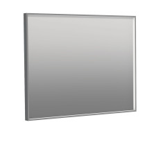 Zrcadlo LED 90x70,hliník,IP44 ALUZ9070LEDP