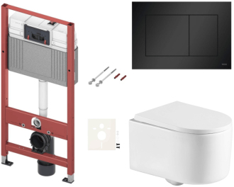 Závěsný wc set do lehkých stěn / předstěnová SAT SIKOTSREX72414