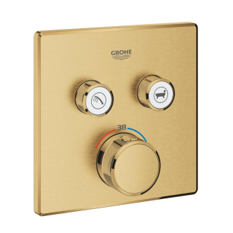 Vanová baterie Grohe Grohtherm Smartcontrol bez podomítkového tělesa kartáčovaný Cool Sunrise 29124GN0