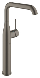 Vysoká umyvadlová baterie Grohe Essence bez výpusti kartáčovaný Hard Graphite 24170AL1